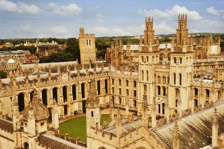 University buildings in a city, Oxford University, Oxford, Oxfordshire, England