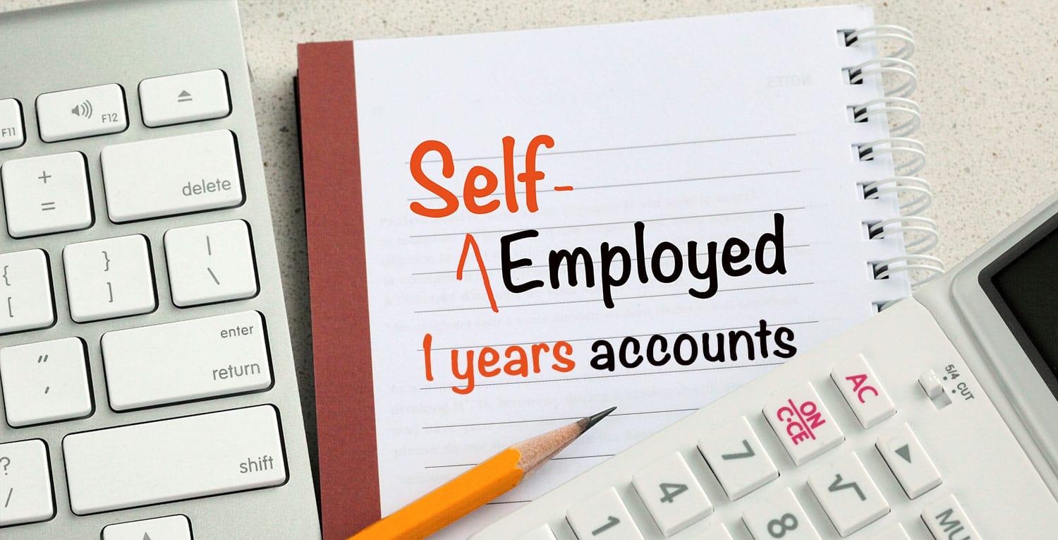Self Employed Mortgages with 1 years accounts